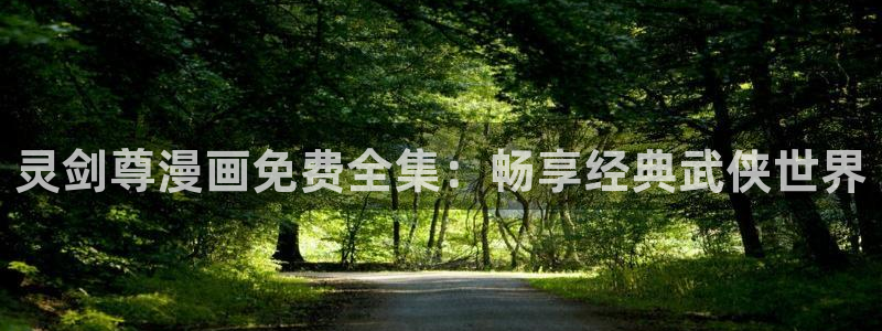 在这夜的尽头51漫画画：灵剑尊漫画免费全集：畅享经典武侠世界